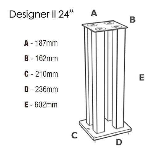Designer II Speaker Stands
